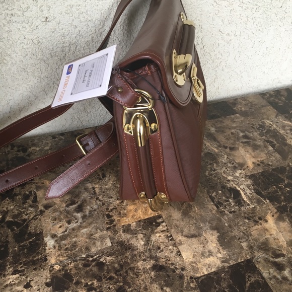 NWT Vintage Piero Guidi crossbody purse brown - Picture 4 of 8